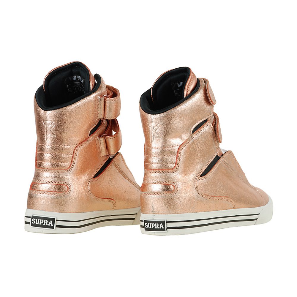 Baskets Montantes Supra TK Society Or Rose Rose Gold Homme | JGW-45632989